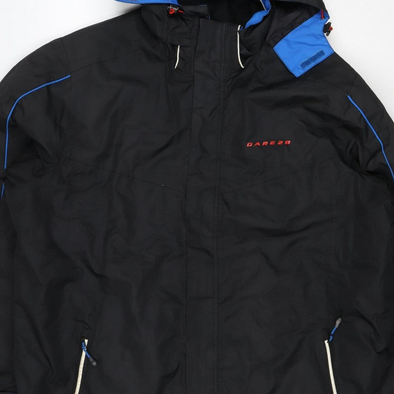 Dare 2b Men’s Black 3XL Ski Puffer Jacket Hooded 50in