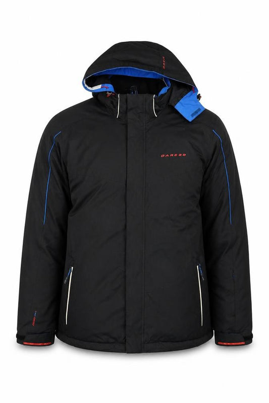 Dare 2b Men’s Black 3XL Ski Puffer Jacket Hooded 50in
