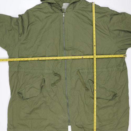 ASOS Women’s Green UK 8 Cotton Hooded Parka Jacket