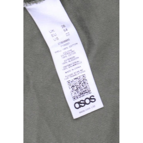 ASOS Women’s Green UK 8 Cotton Hooded Parka Jacket