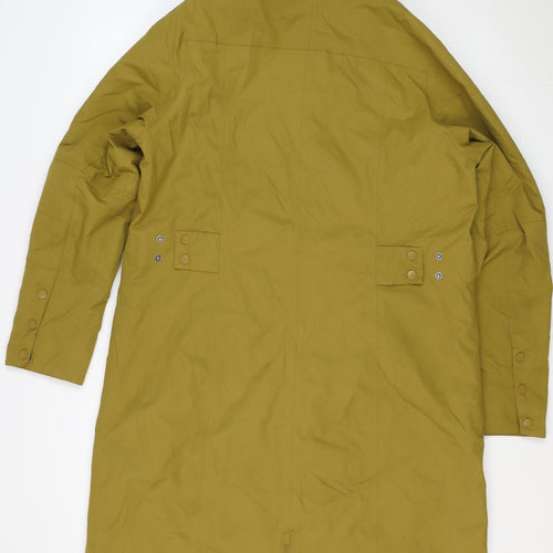 Seasalt Cornwall Women’s Yellow UK 14 Long Hooded Waterproof Rain Coat
