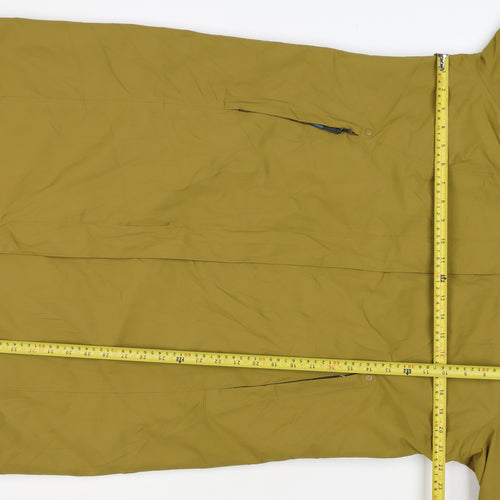 Seasalt Cornwall Women’s Yellow UK 14 Long Hooded Waterproof Rain Coat