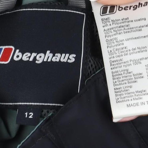 Berghaus Women Black UK 12 Aquafoil 2 Hooded Waterproof Rain Jacket