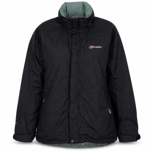 Berghaus Women Black UK 12 Aquafoil 2 Hooded Waterproof Rain Jacket