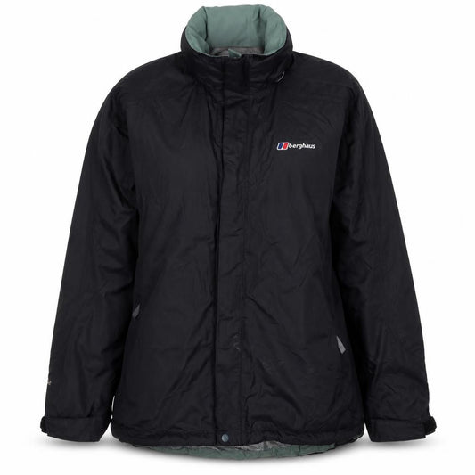 Berghaus Women Black UK 12 Aquafoil 2 Hooded Waterproof Rain Jacket