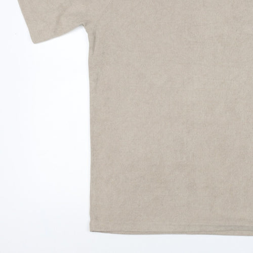 Redefined Rebel Unisex Adults Beige XL Basic Cotton Raglan T-Shirt