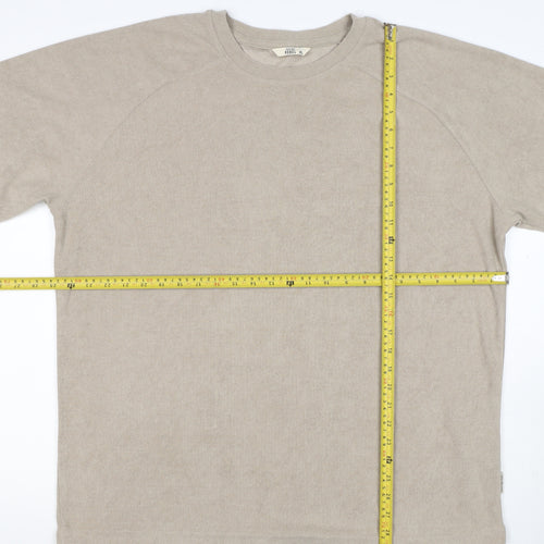 Redefined Rebel Unisex Adults Beige XL Basic Cotton Raglan T-Shirt