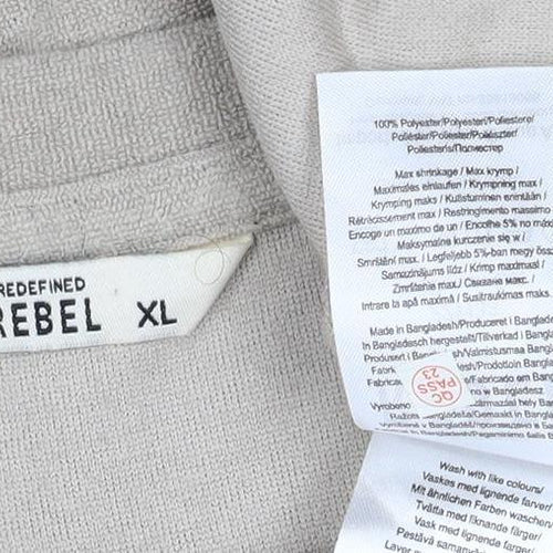 Redefined Rebel Unisex Adults Beige XL Basic Cotton Raglan T-Shirt