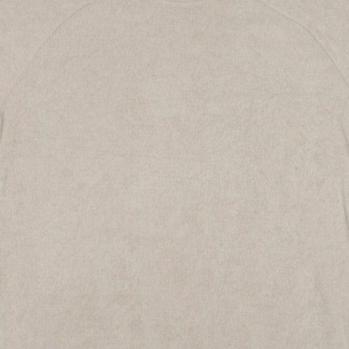 Redefined Rebel Unisex Adults Beige XL Basic Cotton Raglan T-Shirt