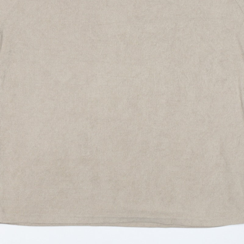 Redefined Rebel Unisex Adults Beige XL Basic Cotton Raglan T-Shirt