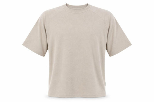 Redefined Rebel Unisex Adults Beige XL Basic Cotton Raglan T-Shirt