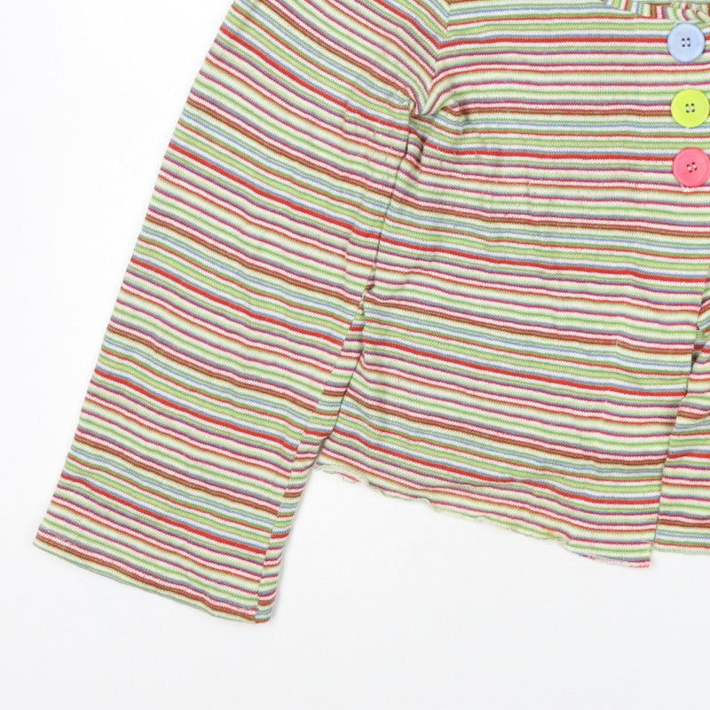 Per Una Women’s Multicoloured Stripe Button Cardigan UK 16