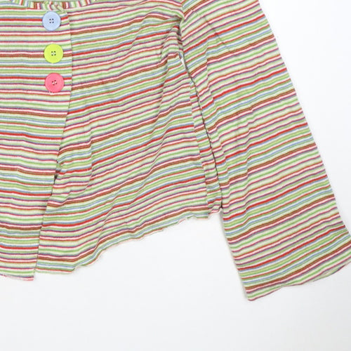 Per Una Women’s Multicoloured Stripe Button Cardigan UK 16