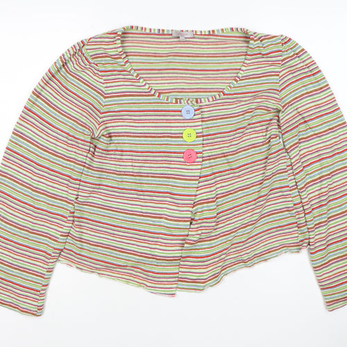 Per Una Women’s Multicoloured Stripe Button Cardigan UK 16