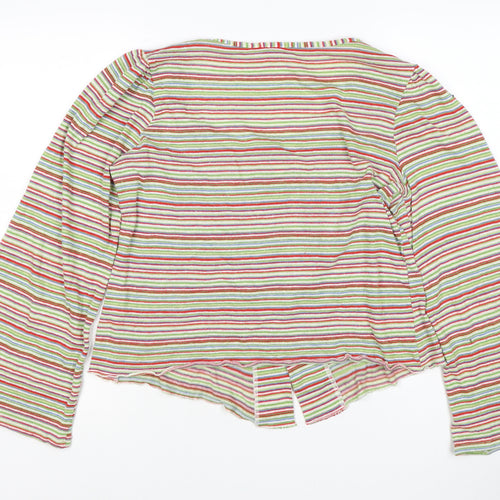 Per Una Women’s Multicoloured Stripe Button Cardigan UK 16