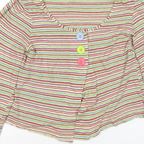 Per Una Women’s Multicoloured Stripe Button Cardigan UK 16