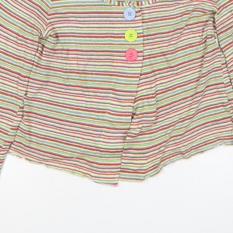 Per Una Women’s Multicoloured Stripe Button Cardigan UK 16