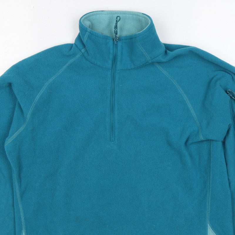 Additional view of Mountain Equipment Women’s Blue UK 8 1/2 Zip Fleece Pullover
