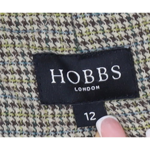 Hobbs Women Ivory UK 12 Hooded Cotton Blend Parka Jacket