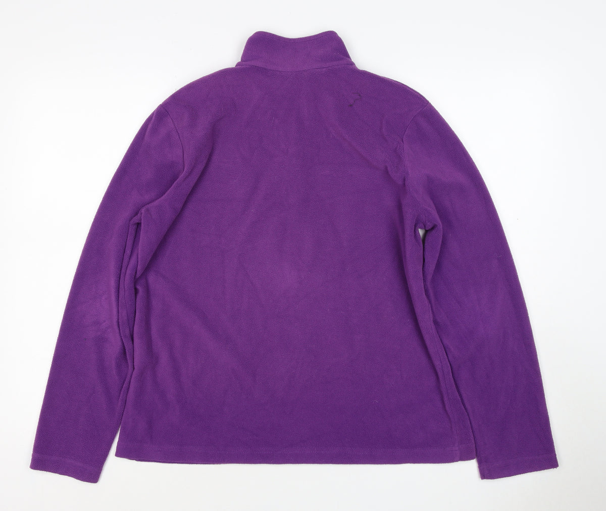 Regatta Women Purple UK 12 1/4 Zip Fleece Sweatshirt Outdoor