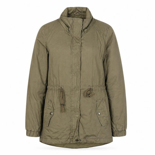 Canda Women’s Green Size 8 Mid-Length Parka Jacket