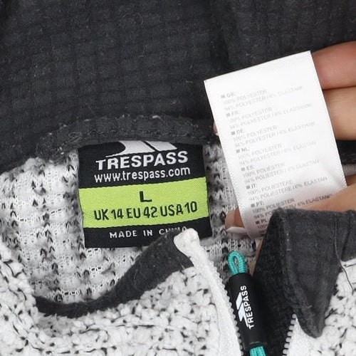 Trespass Women’s Grey UK 14 Fleece Full Zip Outdoor Jacket