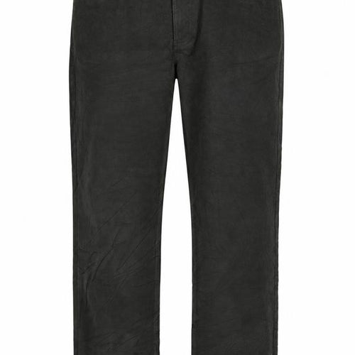 Marks & Spencer Men's Black 32/33 Cotton Straight Chino Trousers
