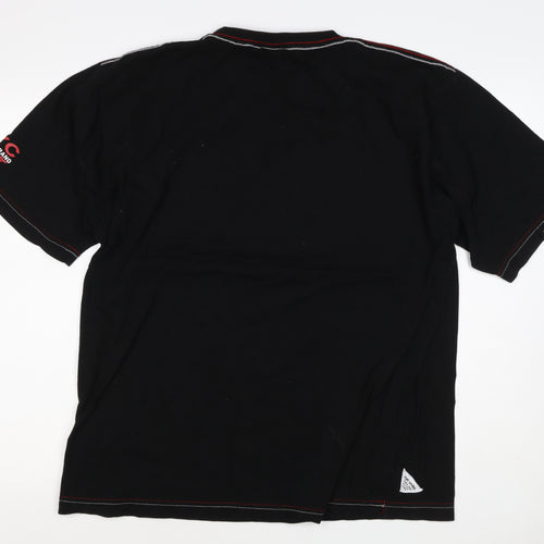 NYC United Men’s Black XL Graphic Print Cotton Crew Neck T-Shirt