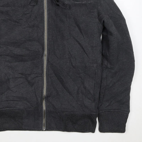 Superdry Men’s Black S Full Zip Sherpa Lined Expedition Hoodie