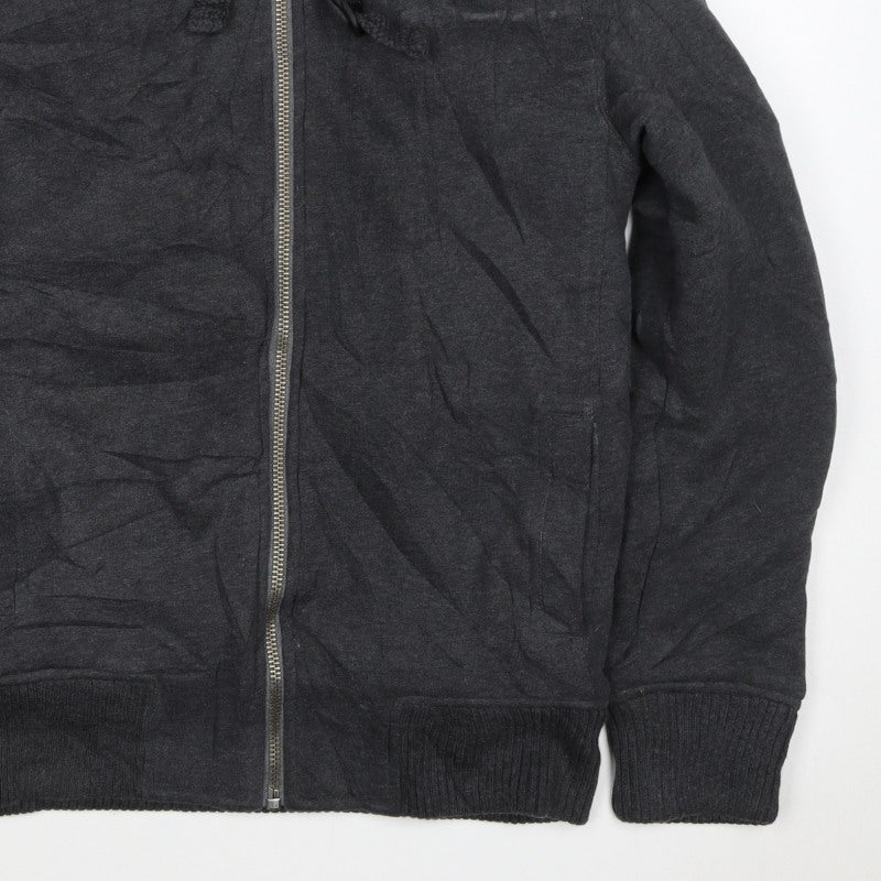 Superdry Men’s Black S Full Zip Sherpa Lined Expedition Hoodie