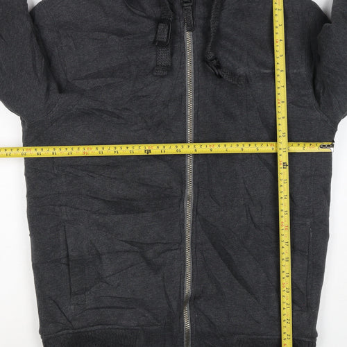Superdry Men’s Black S Full Zip Sherpa Lined Expedition Hoodie