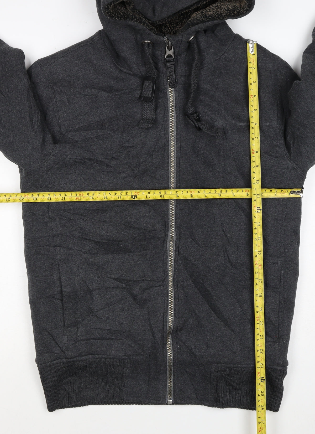 Superdry Men’s Black S Full Zip Sherpa Lined Expedition Hoodie