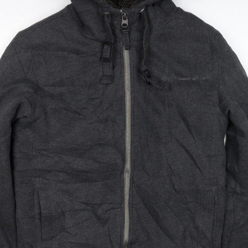 Superdry Men’s Black S Full Zip Sherpa Lined Expedition Hoodie