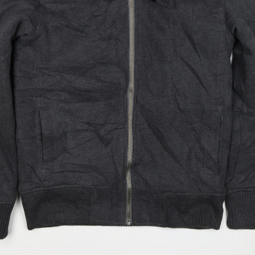 Superdry Men’s Black S Full Zip Sherpa Lined Expedition Hoodie