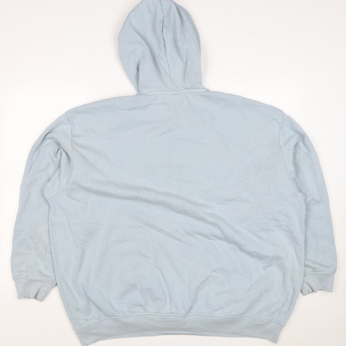 Adidas Originals Women’s Blue Logo Pullover Hoodie UK 16-18 L