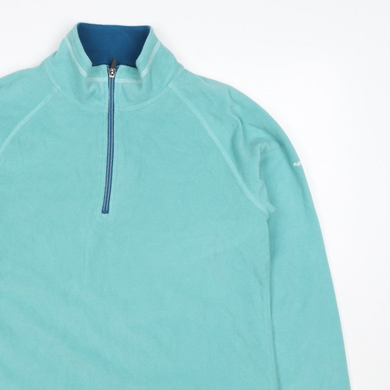 Trespass Women's Blue UK 14 L Half Zip Fleece Pullover Sweatshirt