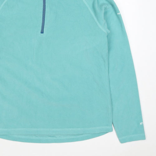Trespass Women's Blue UK 14 L Half Zip Fleece Pullover Sweatshirt