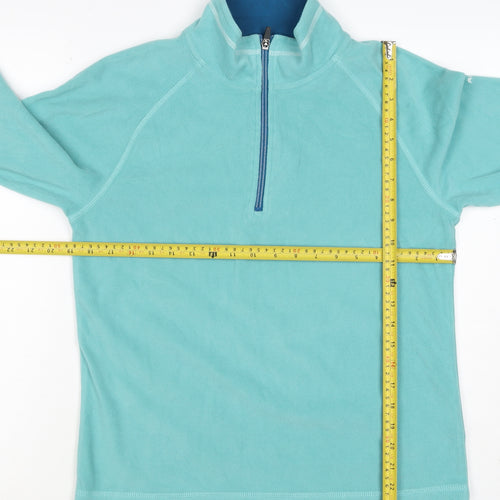 Trespass Women's Blue UK 14 L Half Zip Fleece Pullover Sweatshirt