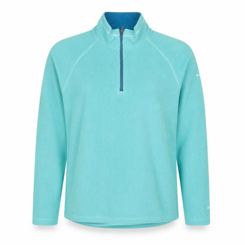 Trespass Women's Blue UK 14 L Half Zip Fleece Pullover Sweatshirt