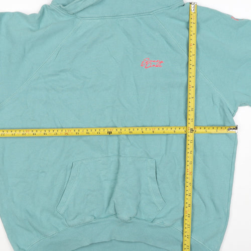 Scamp & Dude Women’s Blue Size 16 Organic Cotton Logo Pullover Hoodie