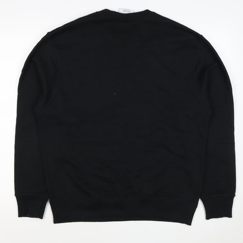 Champion Men’s Black M Logo Crew Neck Pullover Sweatshirt