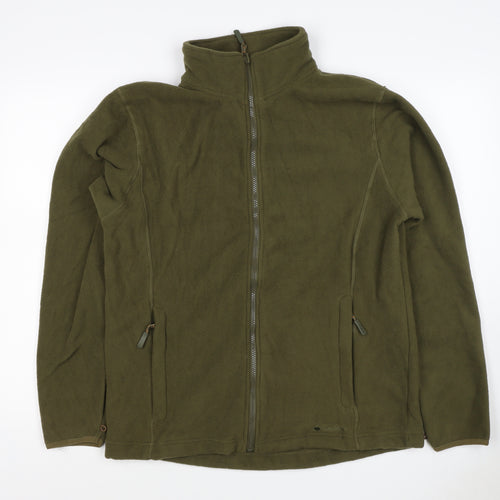 Peter Storm Men’s Green M Basic Full Zip Fleece Jacket Outdoor Hiking
