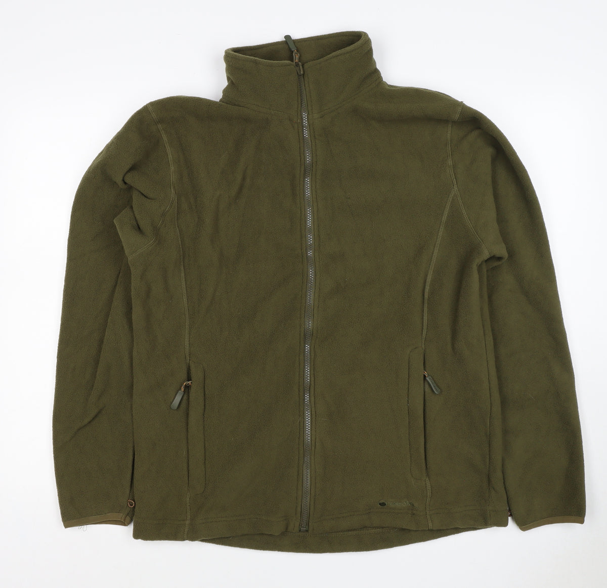 Peter Storm Men’s Green M Basic Full Zip Fleece Jacket Outdoor Hiking