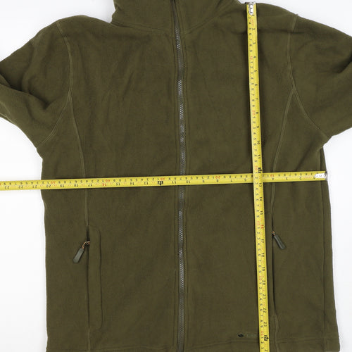 Peter Storm Men’s Green M Basic Full Zip Fleece Jacket Outdoor Hiking