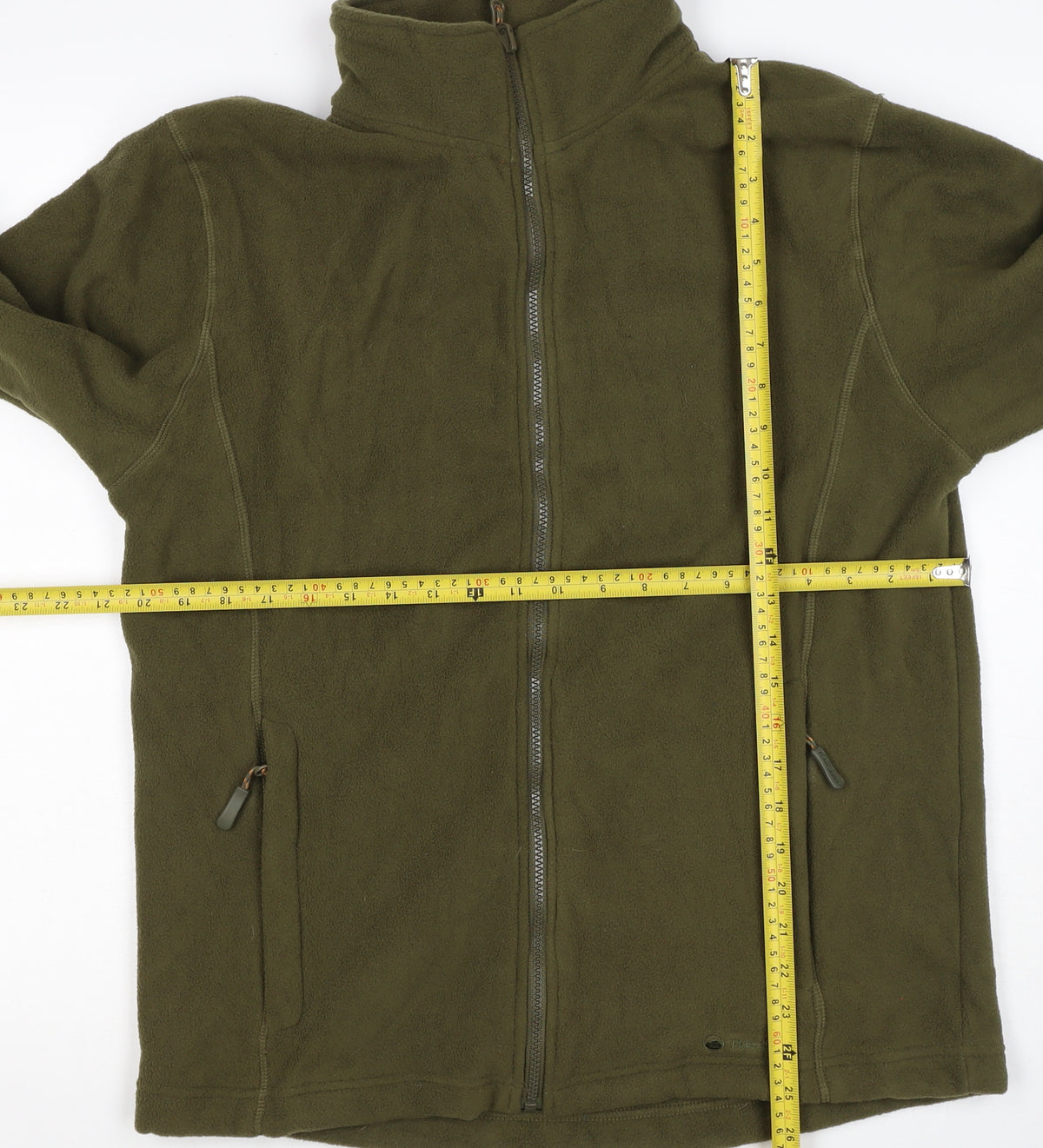 Peter Storm Men’s Green M Basic Full Zip Fleece Jacket Outdoor Hiking