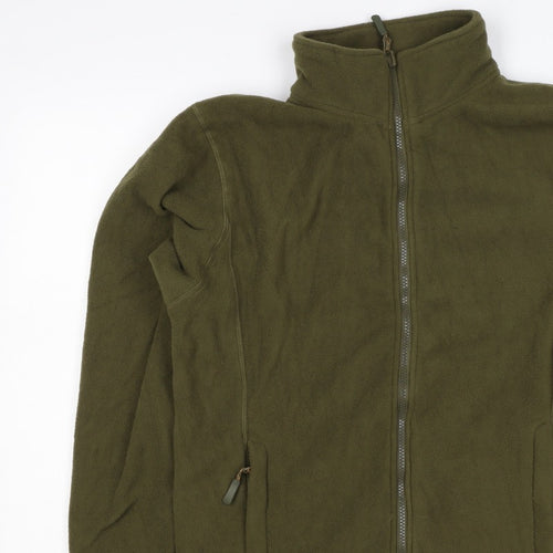 Peter Storm Men’s Green M Basic Full Zip Fleece Jacket Outdoor Hiking
