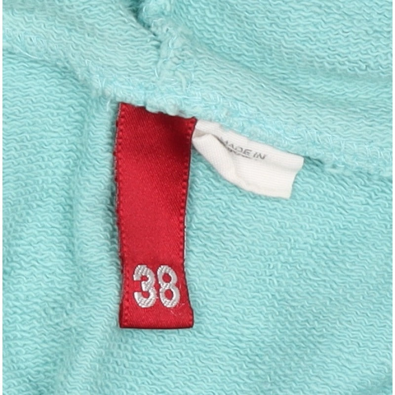 H&M Divided Women’s Blue UK 10 Pullover Hoodie V-Neck Kangaroo Pocket