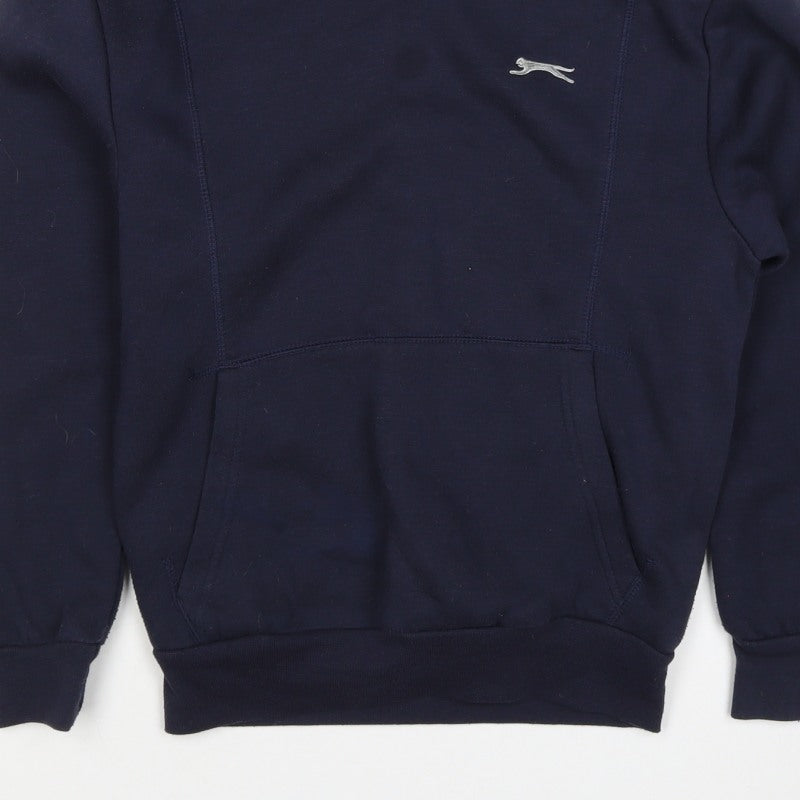 Additional view of Slazenger boys’ blue 11-12 years pullover hoodie logo fleece