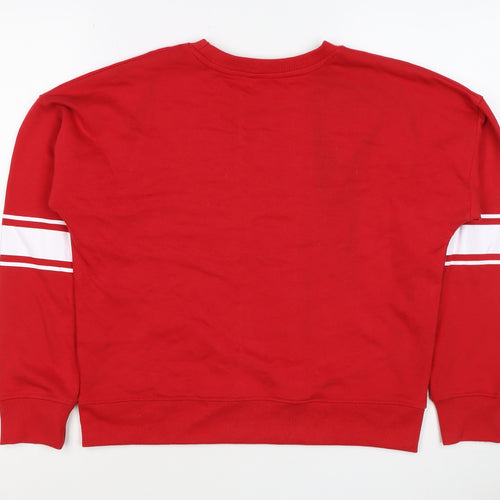 New Look Women’s Red UK 12 Seattle College Graphic Sweatshirt