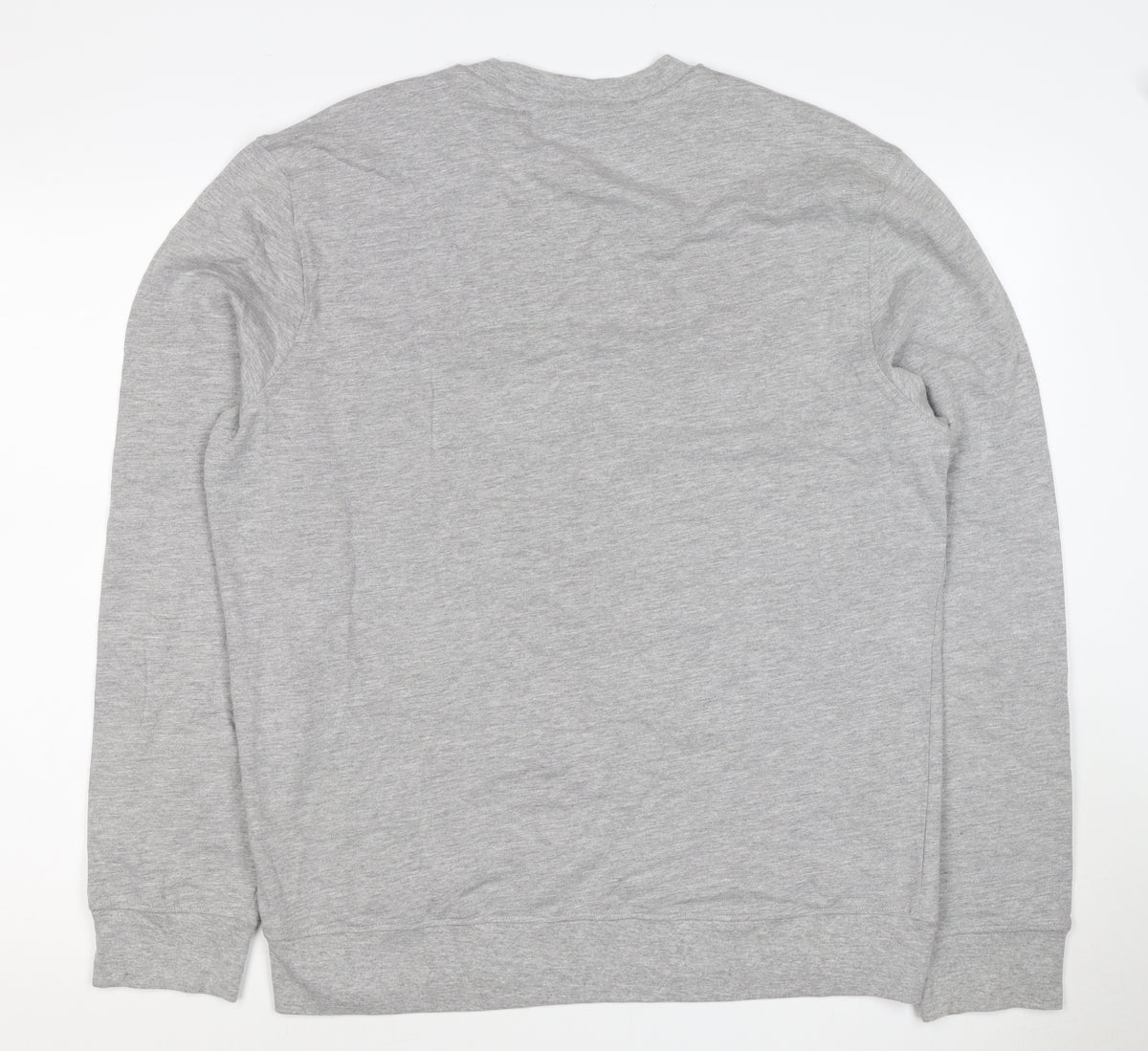 Next Men's Grey M Regular Fit Embroidered Logo Crew Neck Sweatshirt